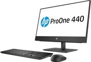 Моноблок HP ProOne 440 G4, 23.8", Intel Core i7 8700T, 8Гб, 1000Гб, 128Гб SSD, Intel UHD Graphics 630, DVD-RW, Windows 10 Professional, черный [4yv93es]